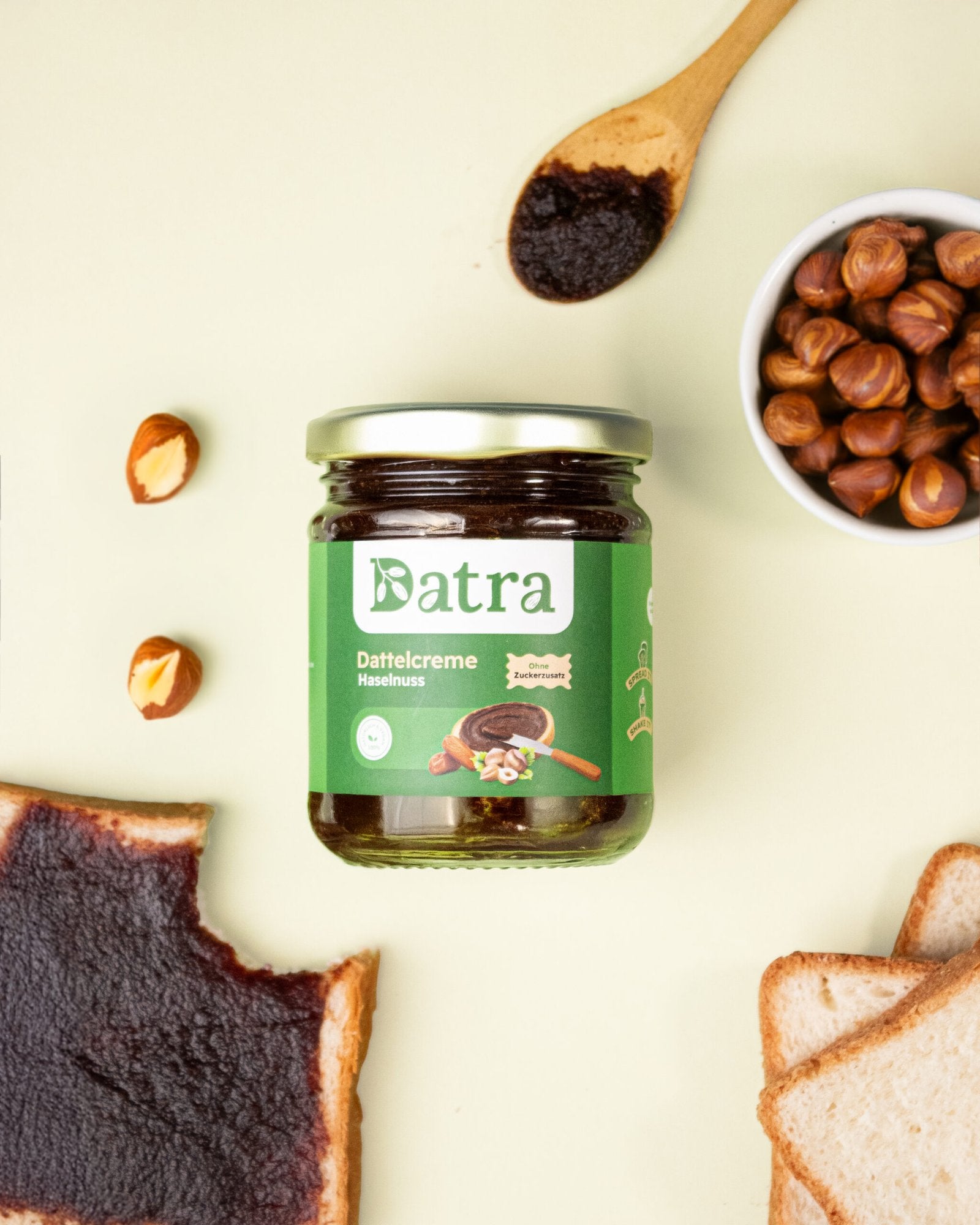Datra Dattelcreme Probierset - Haselnuss