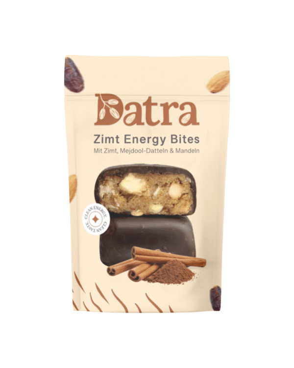 Datra – Zimt Energy Bites – Mit Zimt, Mandeln & Medjool-Datteln.