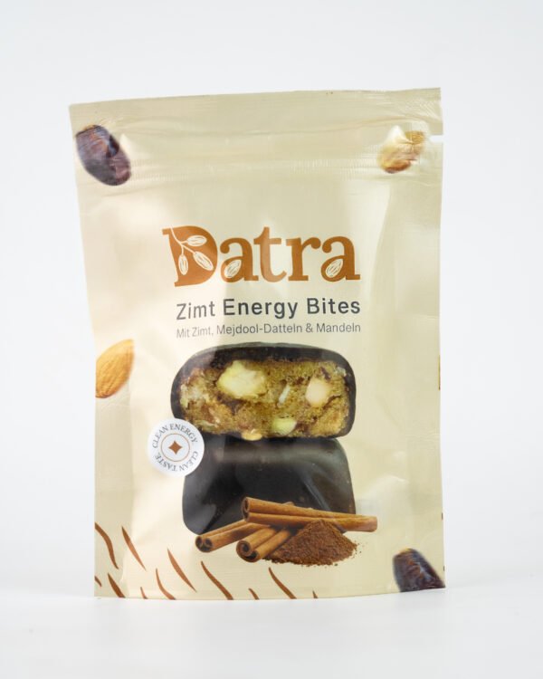 Datra – Zimt Energy Bites – Mit Zimt, Mandeln & Medjool-Datteln.